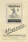 Preview: Urania bicycle brochure 1926