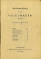 Preview: VW Käfer Bedienungsanleitung 8.1948