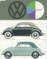 Preview: VW Käfer Cabriolet Farben ca. 1962