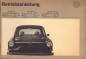 Preview: VW 1600 Bedienungsanleitung 8.1970