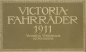 Preview: Victoria Fahrrad Programm 1911