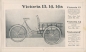 Preview: Victoria Fahrrad Programm 1911