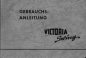 Preview: Victoria Swing Bedienungsanleitung 9.1955