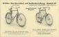 Preview: Wittler Fahrräder Prospekt 1931