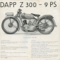 Preview: Zündapp Z 300 Luxus Prospekt ca. 1930