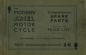 Preview: Ariel Ersatzteilliste 1926-1930