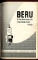 Preview: Beru sparks pocket calendar 1960