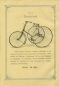 Preview: Claes & Flentje bicycle program 1890