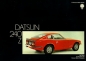 Preview: Datsun 240 Z brochure 12.1972