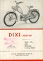 Preview: Dixi Moped Prospekt 1950er Jahre