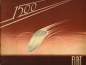 Preview: Fiat 1500 Prospekt 1935