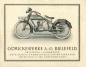 Preview: Göricke K 1 Motorrad Prospekt ca. 1925