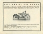 Preview: Göricke K 1 Motorrad Prospekt ca. 1925