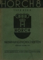 Preview: Horch 830 R Bedienungsanleitung 1937