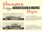 Preview: Mercedes-Benz Automobils for six brochure 5.1932