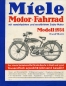 Preview: Miele Motorfahrrad Prospekt 1934