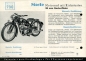 Preview: Miele Motorrad mit Kickstarter Prospekt 1952