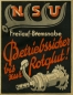 Preview: NSU Freilauf-Bremsnabe Prospekt 1924