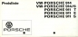 Preview: Porsche Preisliste 8.1969