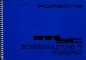 Preview: Porsche 911 SC Bedienungsanleitung 1979