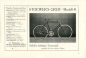 Preview: Stoewer Fahrrad Programm ca. 1913