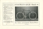 Preview: Stoewer Fahrrad Programm ca. 1913