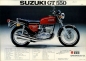 Preview: Suzuki T 500 GT 550 M Prospekt 1975