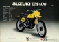 Preview: Suzuki TM 250 400 M Prospekt 1975