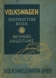 Preview: VW Käfer owner`s manual 9.1948