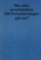 Preview: VW Programm 8.1964