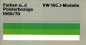 Preview: VW 1600 Farben und Polsterbezüge 1969/70