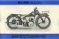 Preview: Walter 198 ccm motorcycle brochure ca. 1929