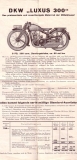 DKW Programm 1930