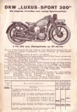 DKW Programm 1930