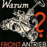 Adler Warum Frontantrieb? Prospekt 1935