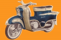 KTM Roller Ponny Prospekt 1960er Jahre