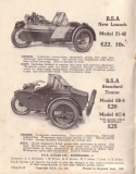 BSA Programm 1936