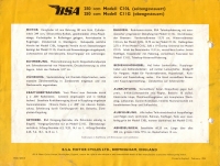 BSA 250ccm Prospekt 1954