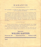 Calthorpe Programm 1933