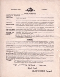 Cotton 269 ccm Prospekt 1921