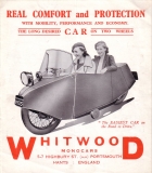 Whitwood Monocar Prospekt 1935