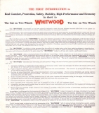 Preview: Whitwood Monocar Prospekt 1935