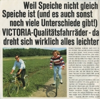 Victoria Fahrrad Programm ca. 1968