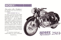 Horex Resident 250 Prospekt ca. 1955