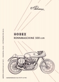 Horex Rennmaschine 500ccm test Motorrundschau 16/1953