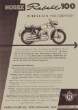 Horex Moped Rebell 100 brochure 1957