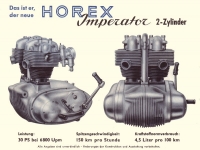 Horex Imperator 500ccm Prospekt ca. 1952