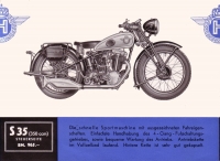 Preview: Horex S 35 Prospekt 1937