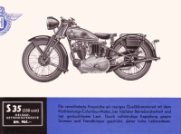 Preview: Horex S 35 Prospekt 1937