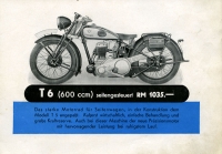 Horex Programm ca. 1939